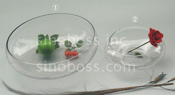 Glasfischschalen 1335-3-P / 25*11-P